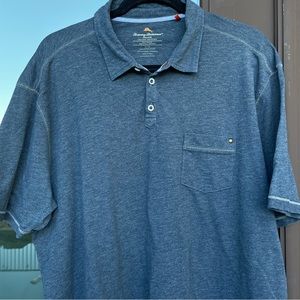 Tommy Bahama Jeans Blue Pocket Polo XL